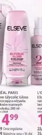 Odżywka Elseve Glycolic Gloss nabłyszczająca do włosów matowych bez połysku