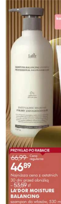 Szampon moisture balancing professional salon care