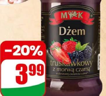 Dżem truskawkowy z morwą czarną