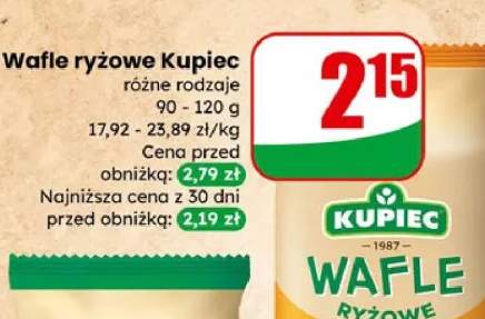 Wafle ryżowe naturalne