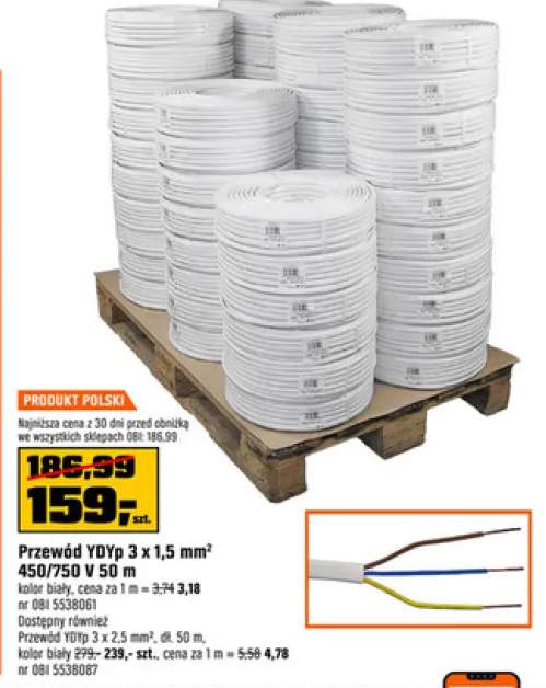 przewód YDYP