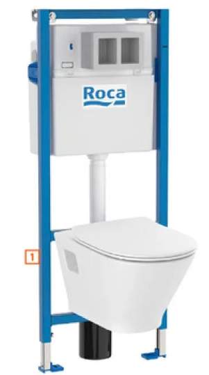 zestaw podtynkowy wc