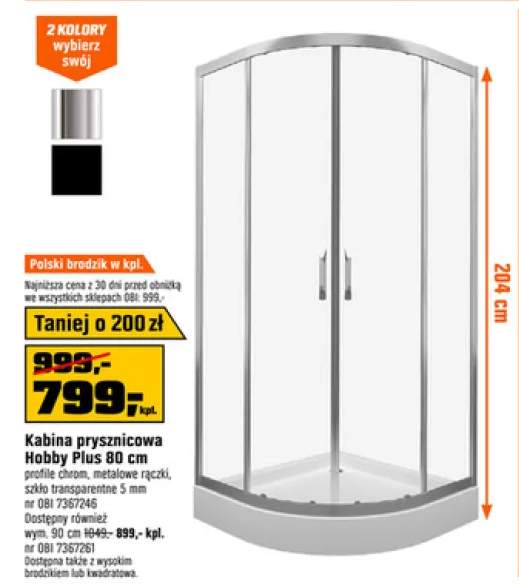 kabina prysznicowa