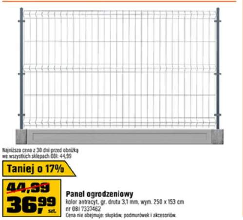 panel ogrodzeniowy