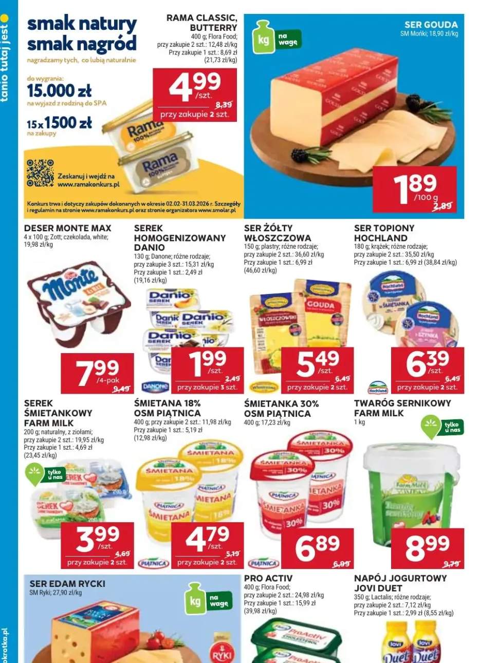 Ser żółty Junior+ w plastrach łagodny Psi Patrol