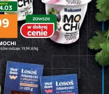 Ciasteczka ryżowe Mochi Q Brand, liczi, mango