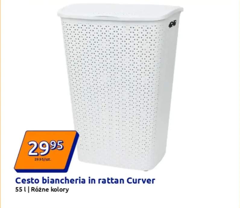 Kosz na pranie rattanowy 