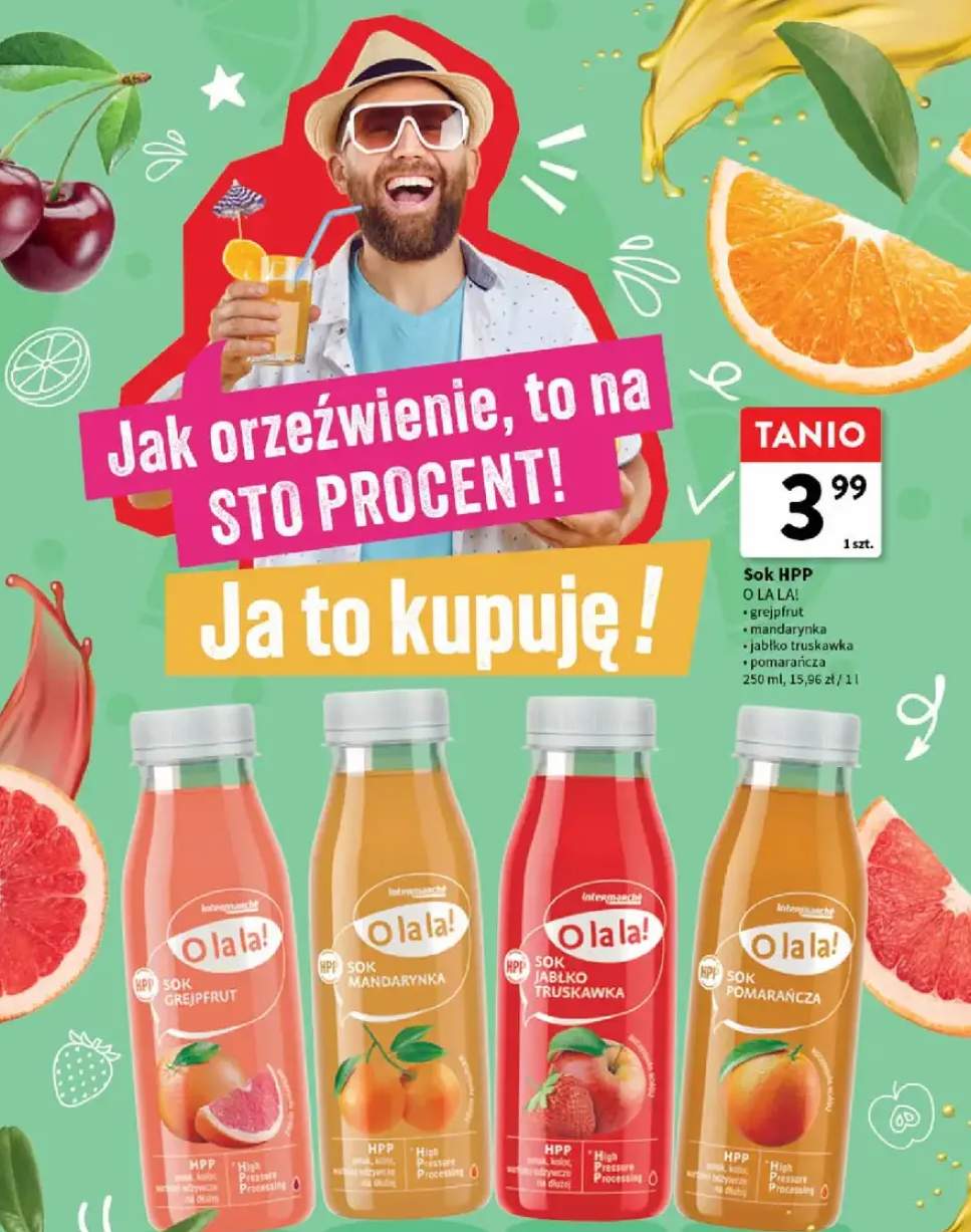 Sok HPP jabłko truskawka