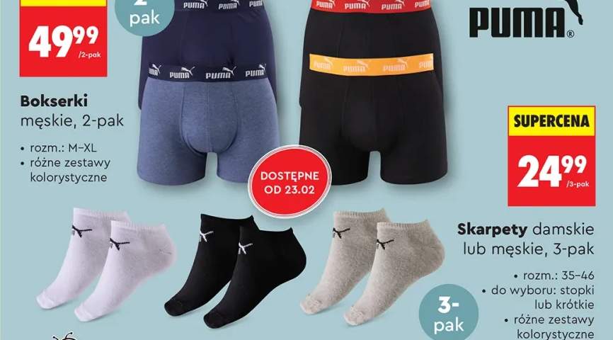 Majtki damskie, 3-pak