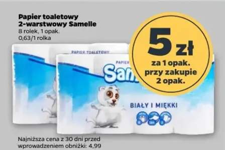 Papier toaletowy 2-warstwowy