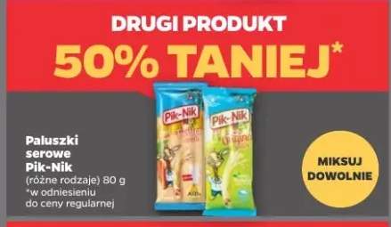 Paluszki serowe pik-nik różne rodzaje