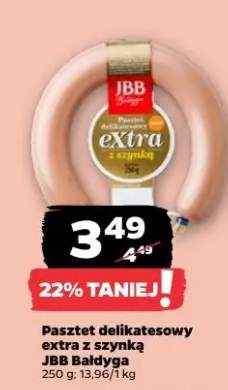 Pasztet delikatesowy extra z szynką