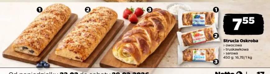 Strucla Oskroba owocowa