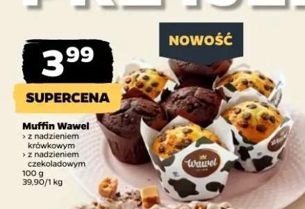 Muffin z nadzieniem krówkowym