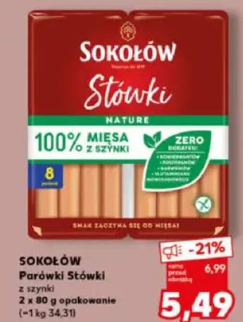 Parówki Stówki z szynki