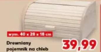 Drewniany pojemnik na chleb