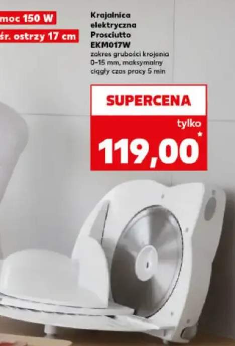 Krajalnica elektryczna Prosciutto EKM017W