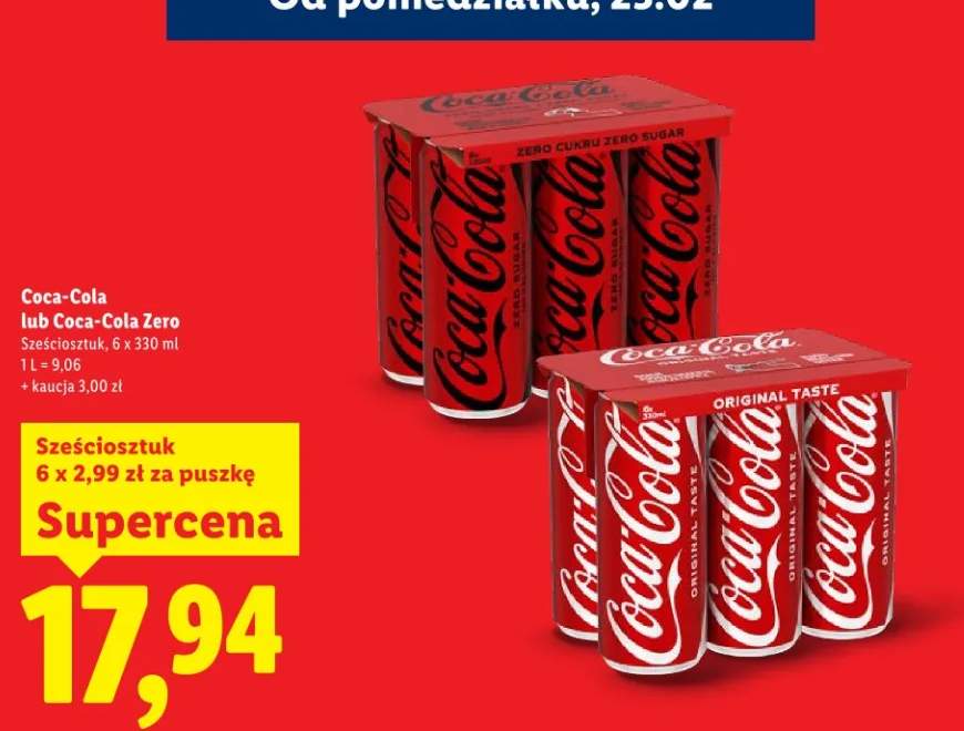 Napój gazowany Coca-Cola