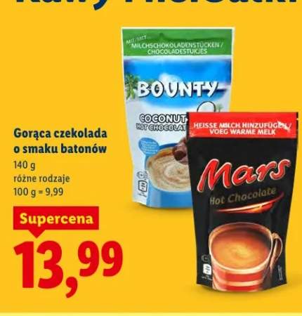 Gorąca czekolada o smaku batonów