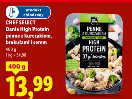 Danie High Protein penne z kurczakiem, brokułami i serem