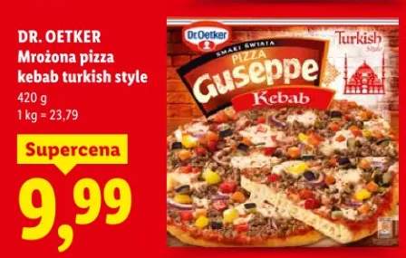 Mrożona pizza kebab turkish style