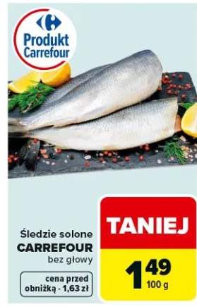 Śledzie solone bez głowy