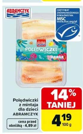 Polędwiczki z mintaja dla dzieci