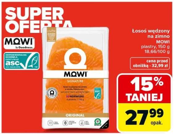 Łosoś wędzony na zimno Signature Original