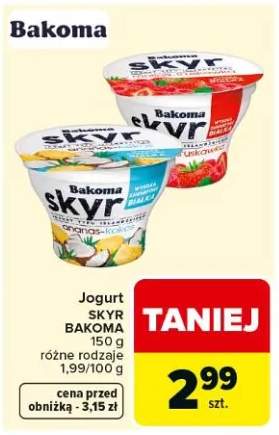 Jogurt Skyr różne rodzaje