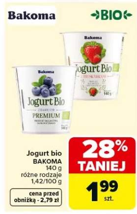 Jogurt bio różne rodzaje