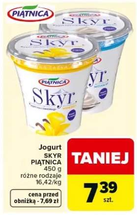 Jogurt Skyr różne rodzaje