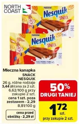 Mleczna kanapka Snack