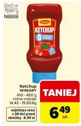 Ketchup różne rodzaje