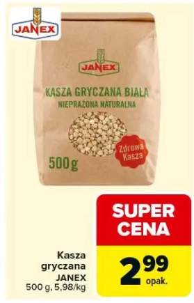 Kasza gryczana biała nieprażona naturalna