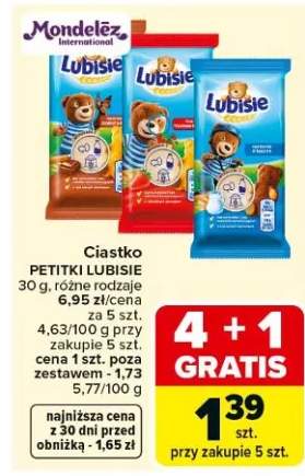 Ciastko petitki różne rodzaje