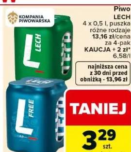 Piwo Lech różne rodzaje