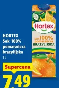 Sok 100% pomarańcza brazylijska