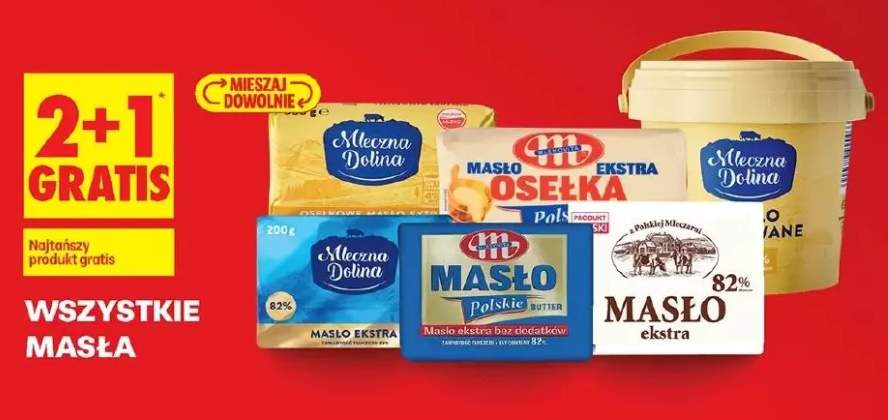 Masło wszystkie rodzaje