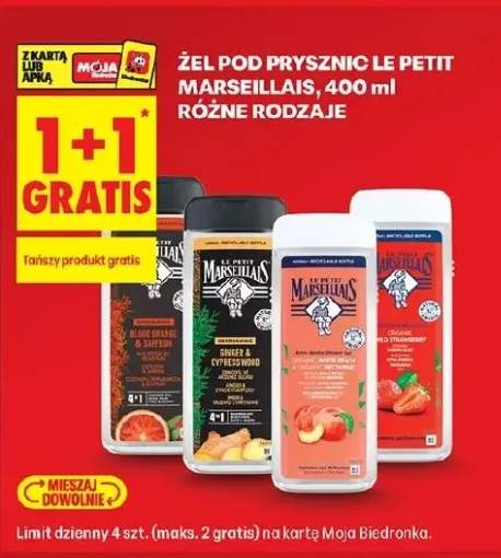 Żel pod prysznic Le Petit Marseillais Blood Orange & Saffron