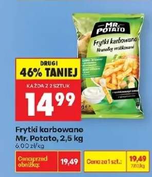 Frytki karbowane