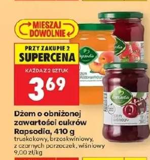 Dżem o obniżonej zawartości cukrów truskawkowy