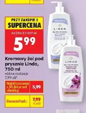 Żel pod prysznic kremowy