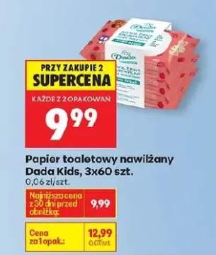 Papier toaletowy nawilżany Kids 3-pak
