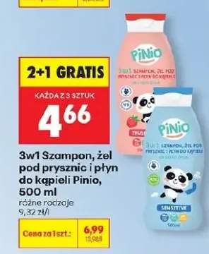 Szampon, żel pod prysznic i płyn do kąpieli 3w1