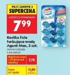 Kostka fala farbująca wode Agent Max