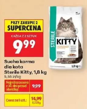 Karma sucha dla kota sterile