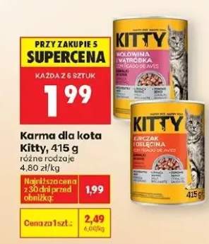 Karma wołowina z wątrobą w sosie dla kota