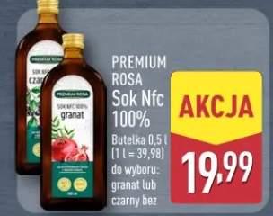 Sok nfc 100% do wyboru: granat lub czarny bez