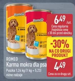 Karma mokra dla psa puszka