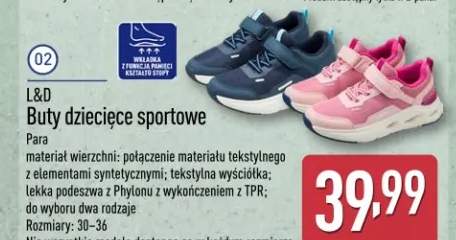 Buty dziecięce sportowe L&D 